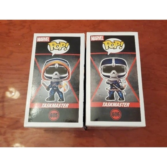 Black Widow TaskMaster Funko Pops 605/6 - Picture 3 of 7